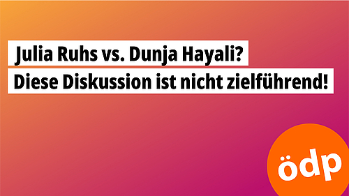 Julia Ruhs vs. Dunja Hayali?