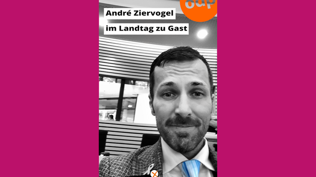 André Ziervogel im Thüringer Landtag