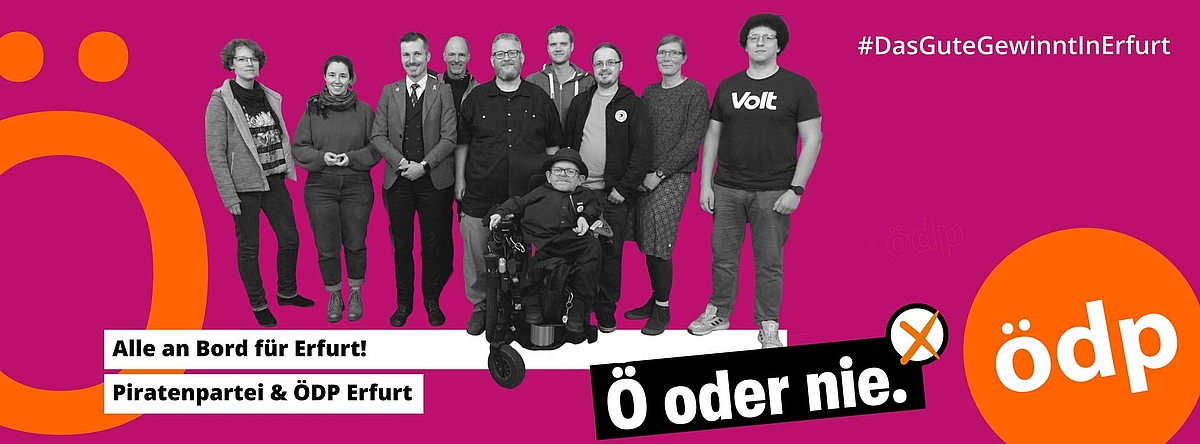 Gruppe der gemeinsamen Liste mit PIRATEN
